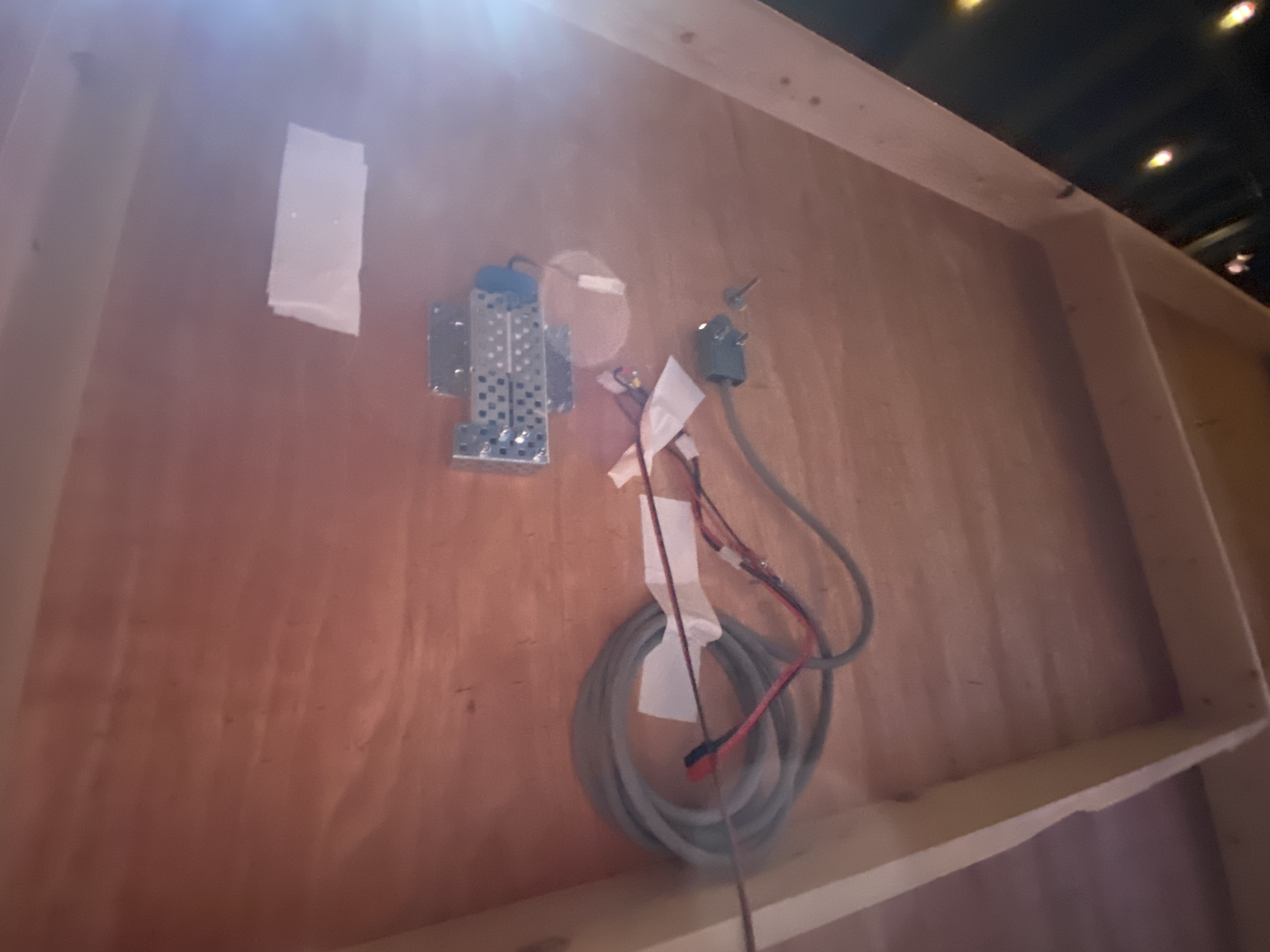 Clue trapdoor back wall
